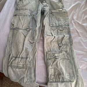 PacSun Light Gray Cargo Pants